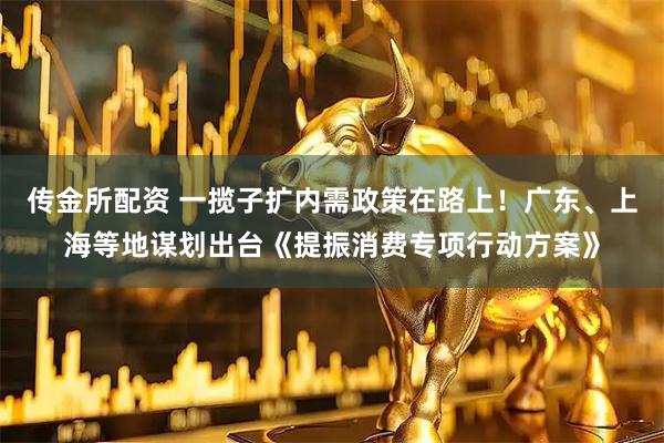 傳金所配資 一攬子擴內需政策在路上！廣東、上海等地謀劃出臺《提振消費專(zhuān)項行動(dòng)方案》