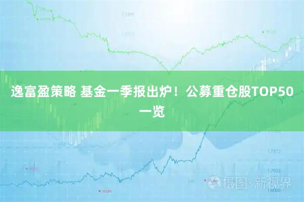 逸富盈策略 基金一季報出爐！公募重倉股TOP50一覽