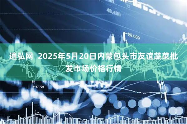 通弘網(wǎng)  2025年5月20日內蒙包頭市友誼蔬菜批發(fā)市場(chǎng)價(jià)格行情